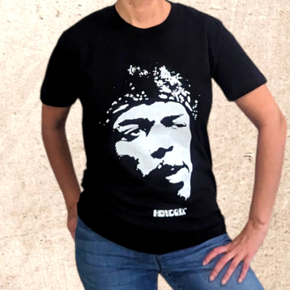 HOT TOPIC Jimmy Hendrix Bandana Graphic Tee ~ New